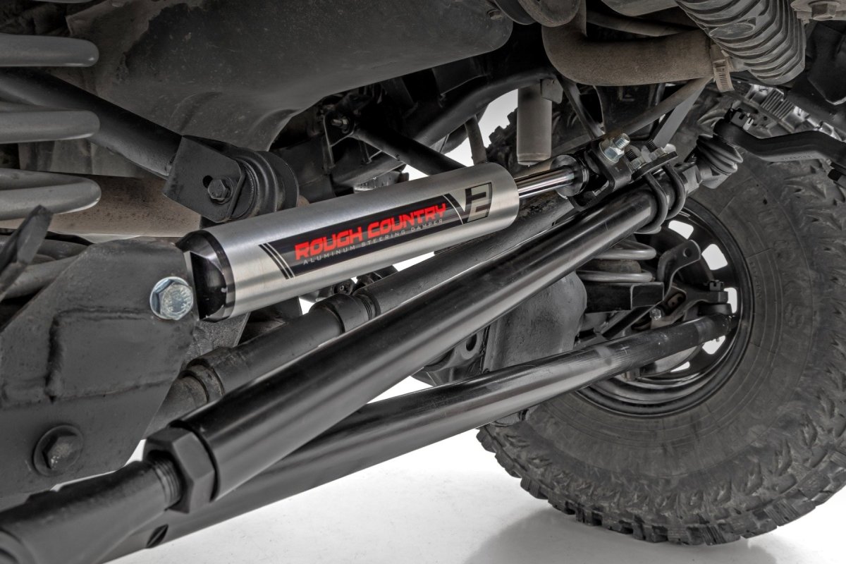 Jeep Grand Cherokee Steering Kit - Rough Country - V2 Stabilizer Combo - '93-'97